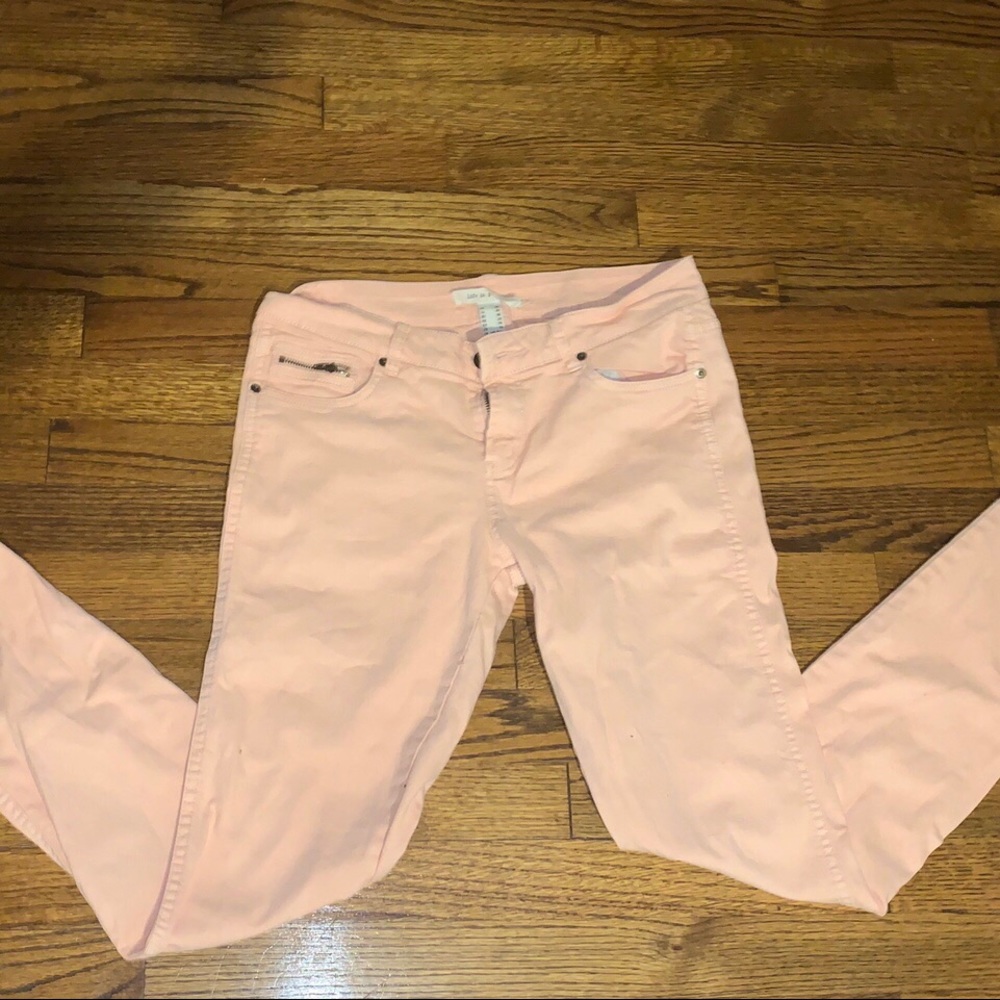 Pink jeans